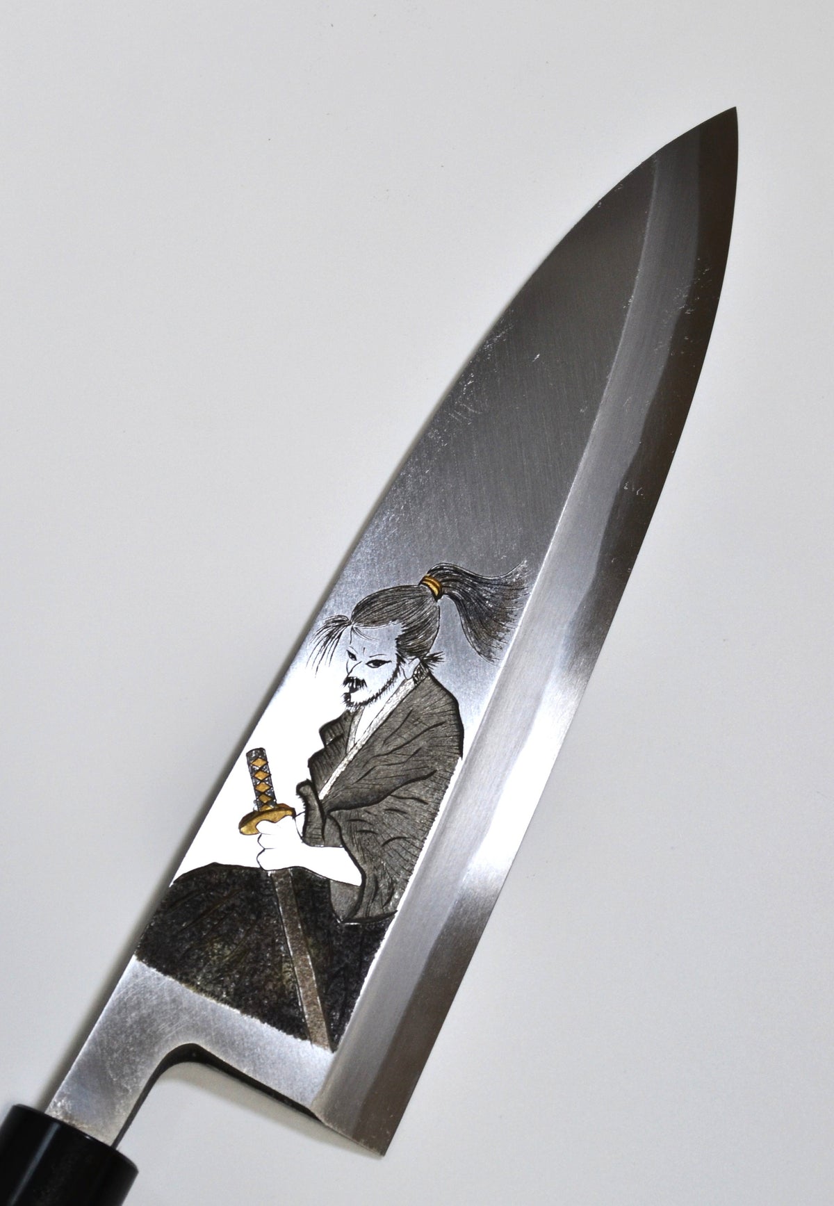 [PRE-ORDER] Michiko Kubota Engraved Deba 240mm — Pride of Samurai