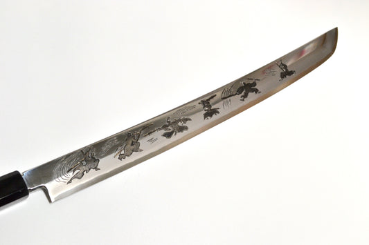 [PRE-ORDER] Michiko Kubota Engraved Yanagiba 330mm — Bushido