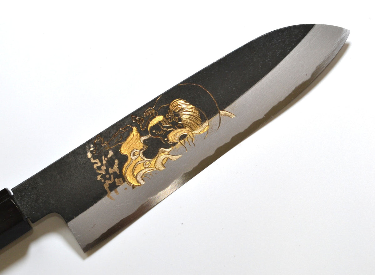 [PRE-ORDER] Michiko Kubota Engraved Santoku 180mm — Fūjin
