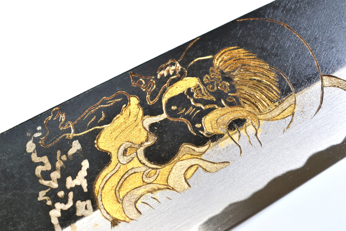 [PRE-ORDER] Michiko Kubota Engraved Santoku 180mm — Fūjin