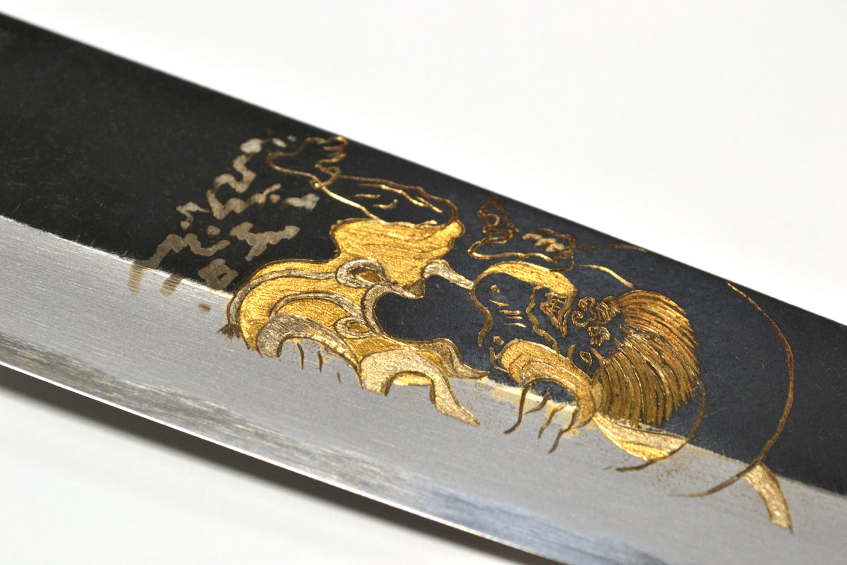 [PRE-ORDER] Michiko Kubota Engraved Santoku 180mm — Fūjin