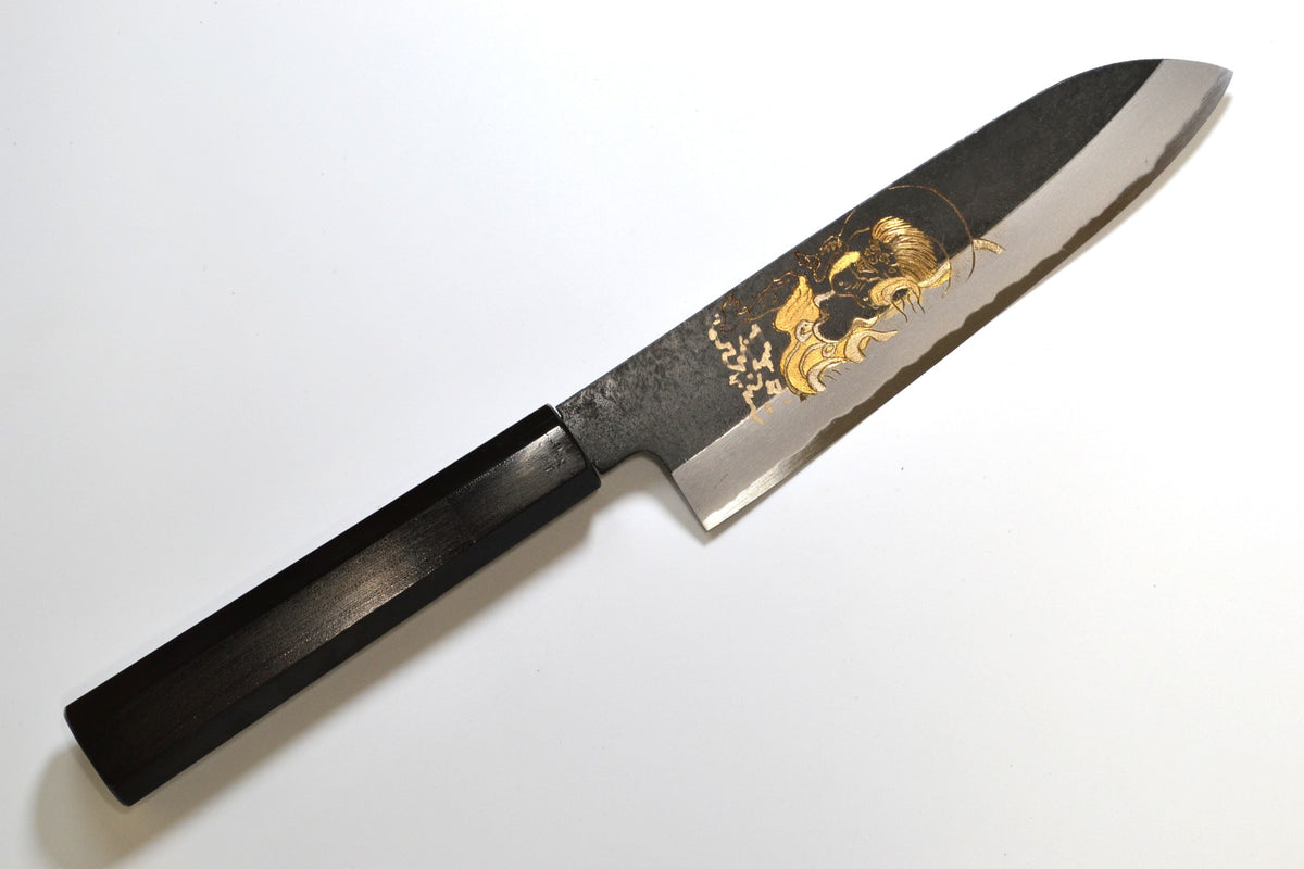 [PRE-ORDER] Michiko Kubota Engraved Santoku 180mm — Fūjin
