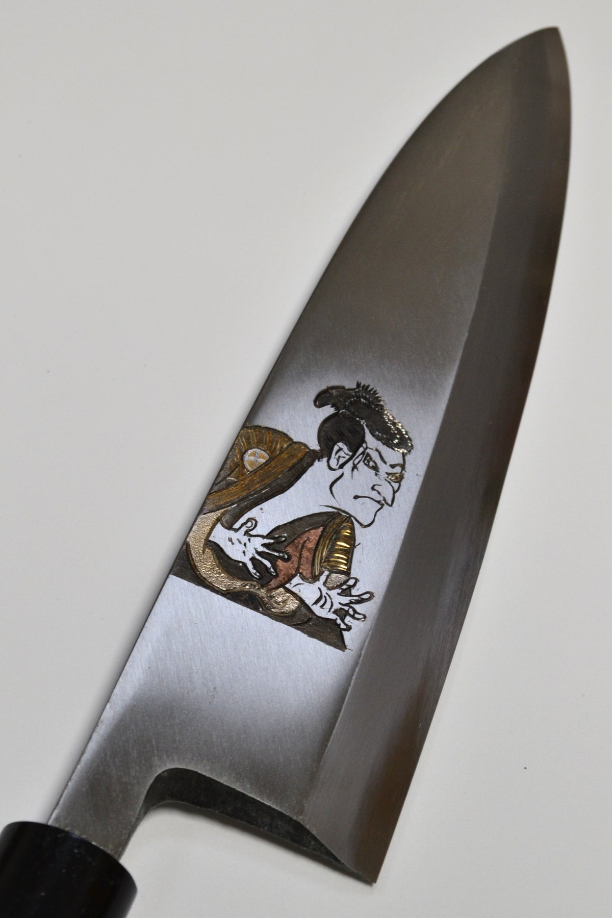 [PRE-ORDER] Michiko Kubota Engraved Deba 210mm — Male Ukiyoe