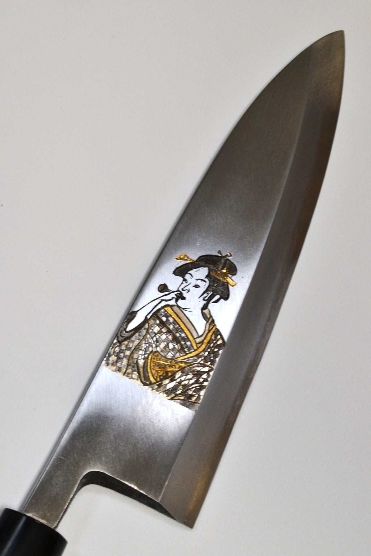 [PRE-ORDER] Michiko Kubota Engraved Deba 210mm — Female Ukiyoe