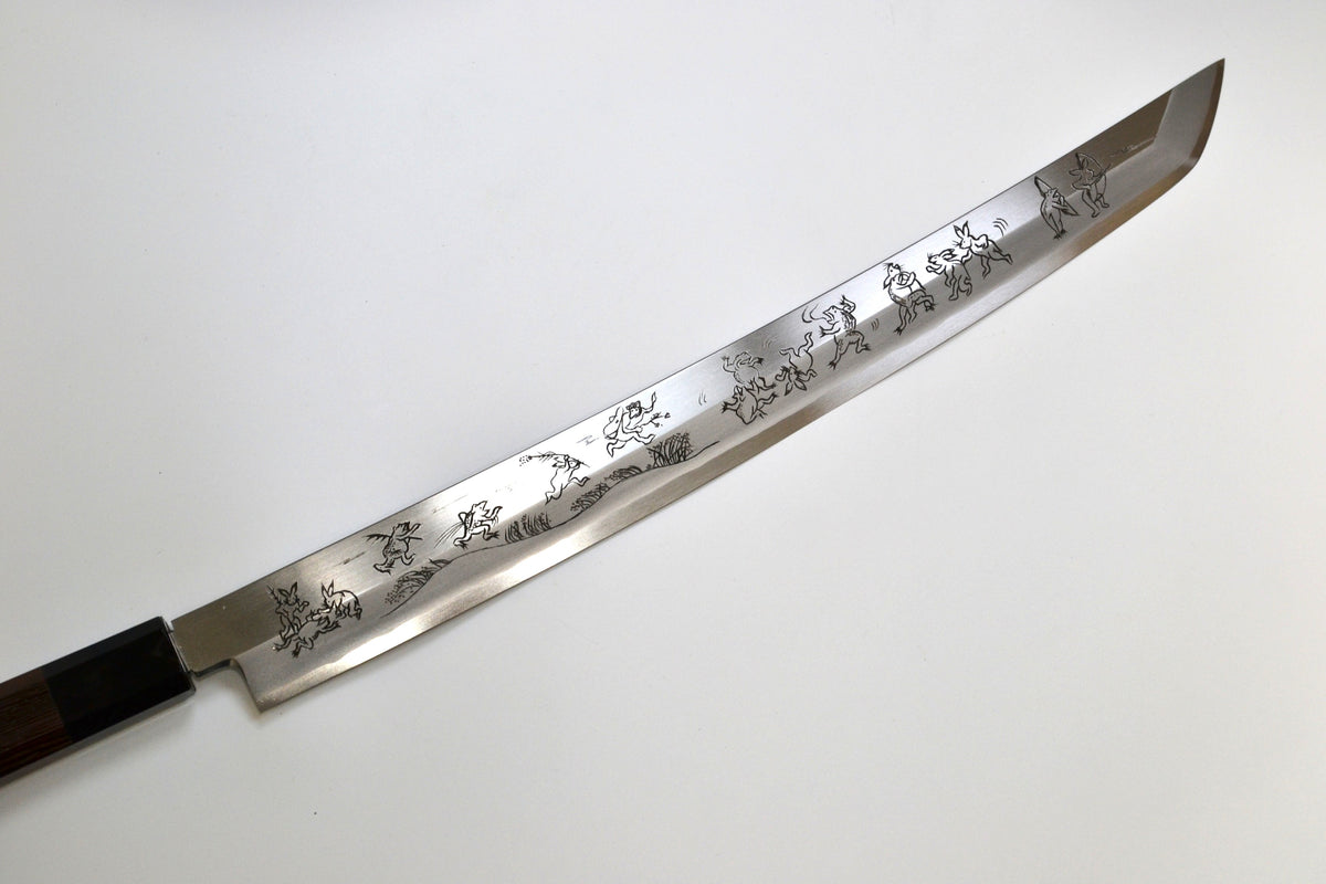 [PRE-ORDER] Michiko Kubota Engraved Yanagiba 330mm — Chōjū giga