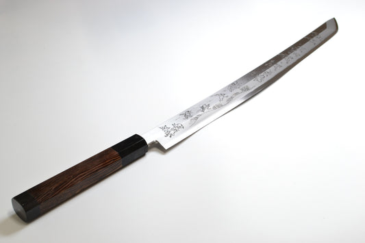 [PRE-ORDER] Michiko Kubota Engraved Yanagiba 330mm — Chōjū giga