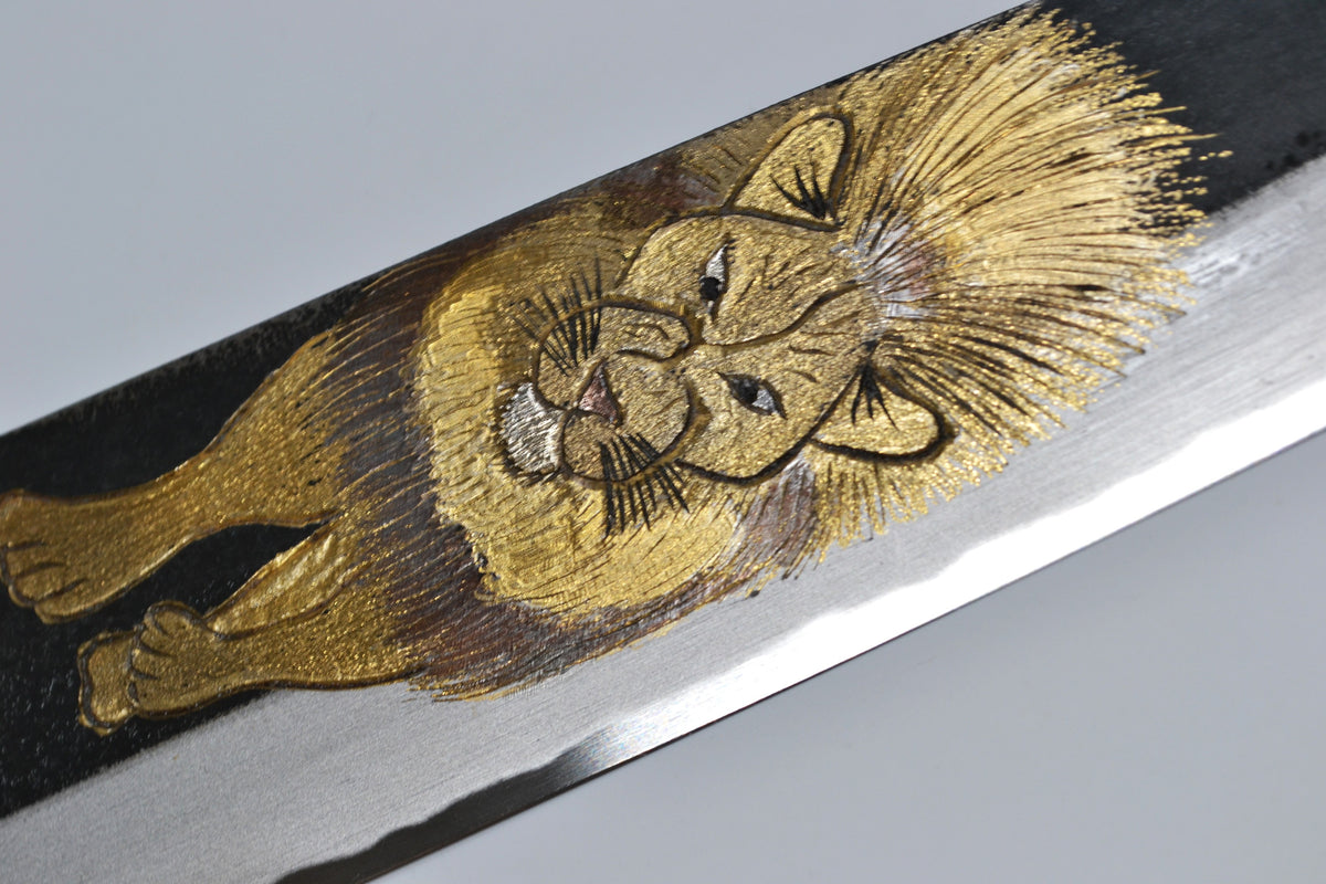 [PRE-ORDER] Michiko Kubota Engraved Gyuto 240mm — King of the Beasts