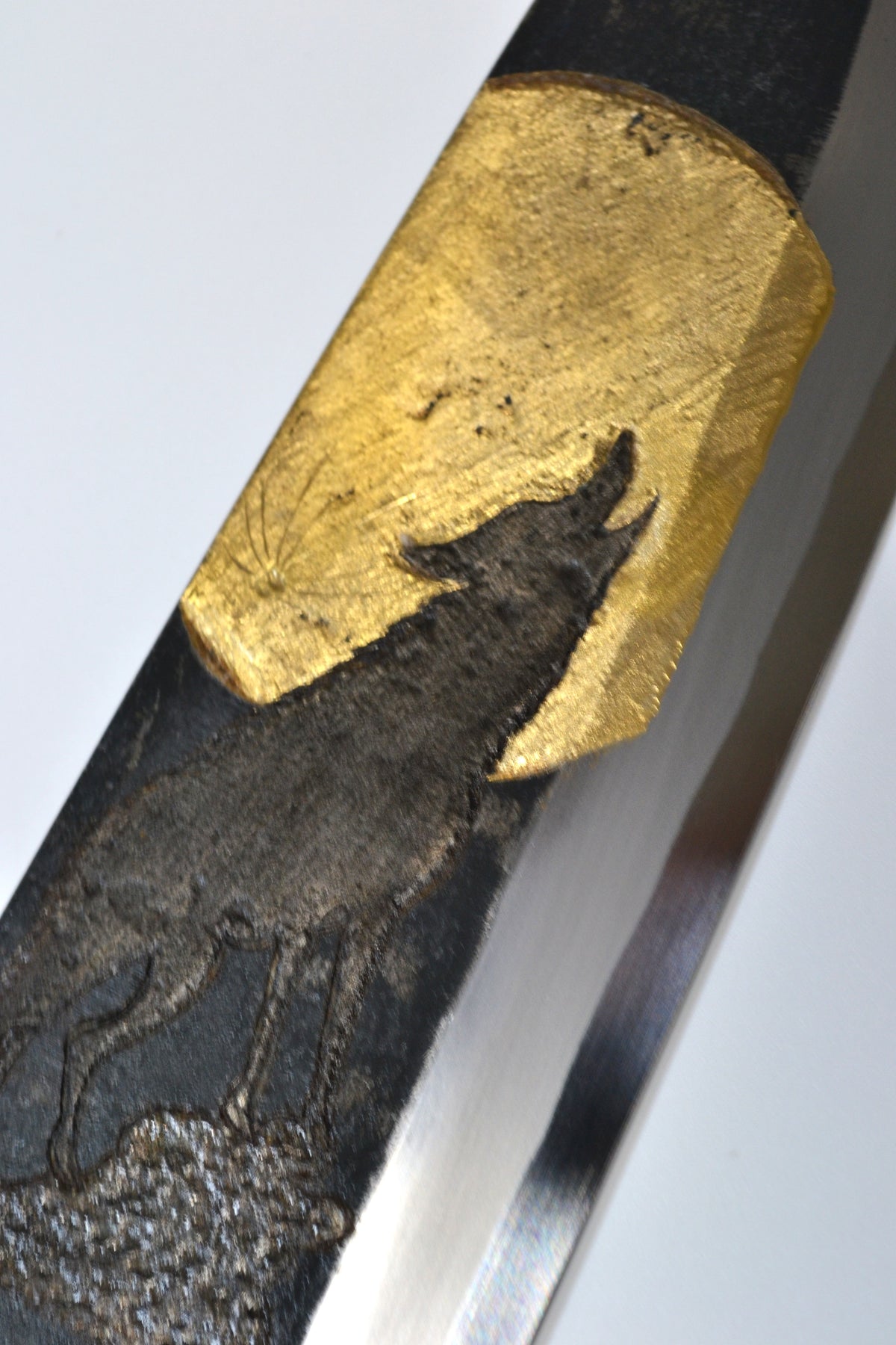 [PRE-ORDER] Michiko Kubota Engraved Deba 210mm — Howling Wolf