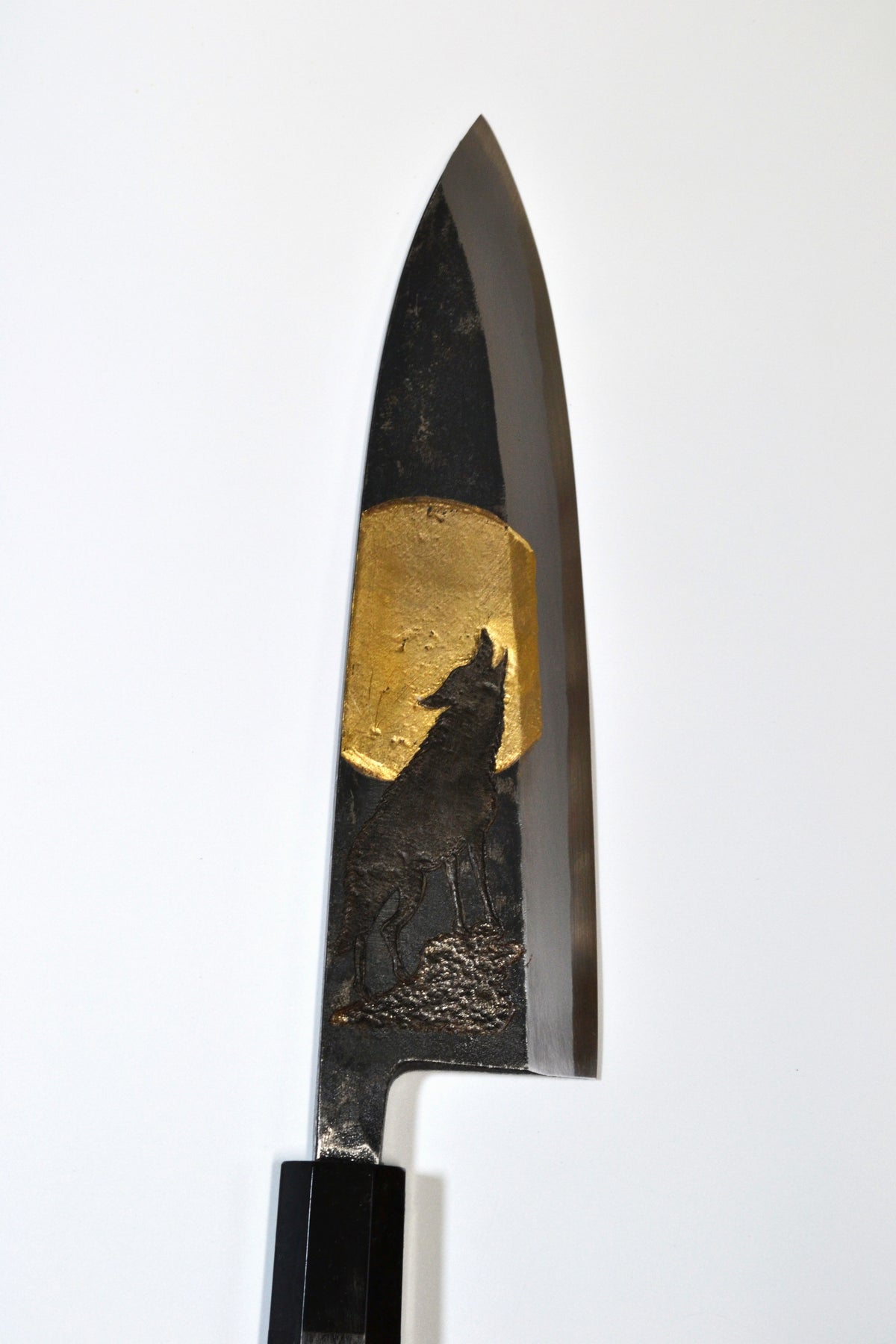 [PRE-ORDER] Michiko Kubota Engraved Deba 210mm — Howling Wolf