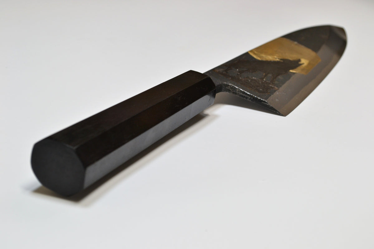 [PRE-ORDER] Michiko Kubota Engraved Deba 210mm — Howling Wolf