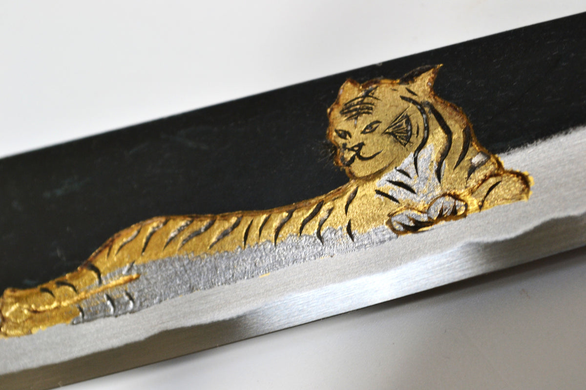 [PRE-ORDER] Michiko Kubota Engraved Petty 150mm — Ravenous Tiger