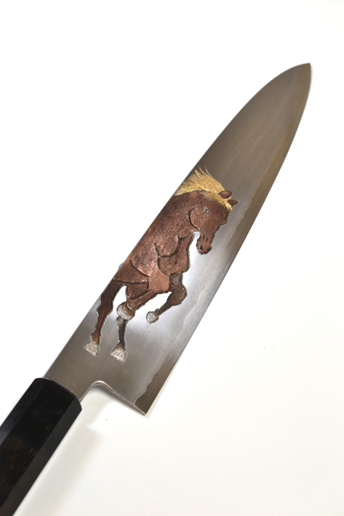 [PRE-ORDER] Michiko Kubota Engraved Gyuto 240mm — Prancing Horse