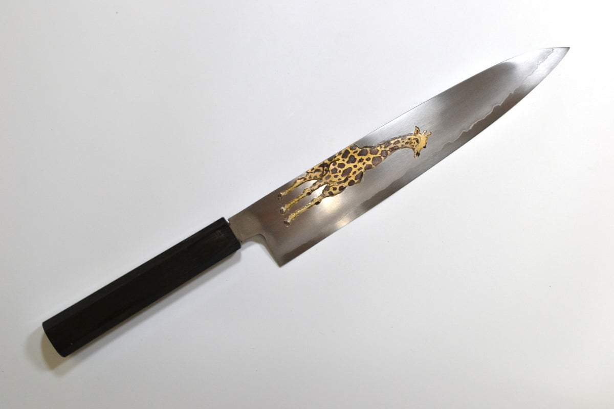 [PRE-ORDER] Michiko Kubota Engraved Gyuto 240mm — Giraffe