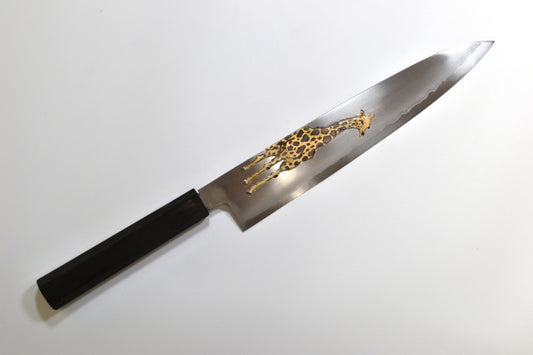 [PRE-ORDER] Michiko Kubota Engraved Gyuto 240mm — Giraffe