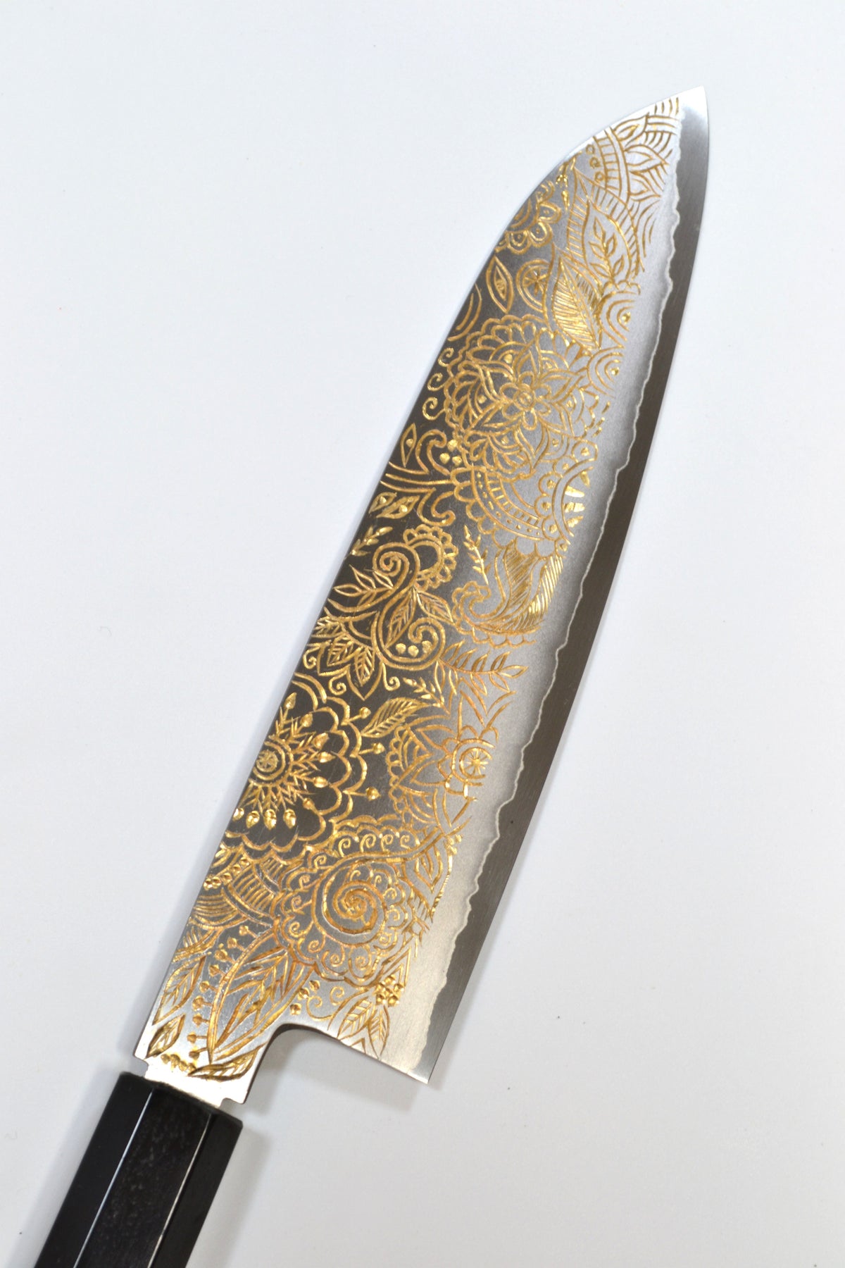 [PRE-ORDER] Michiko Kubota Engraved Santoku 180mm — Mandala