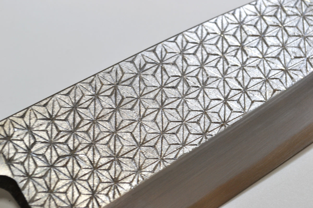 [PRE-ORDER] Michiko Kubota Engraved Deba 165mm — Asanoha