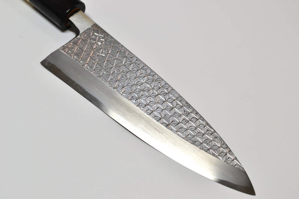 [PRE-ORDER] Michiko Kubota Engraved Deba 165mm — Asanoha