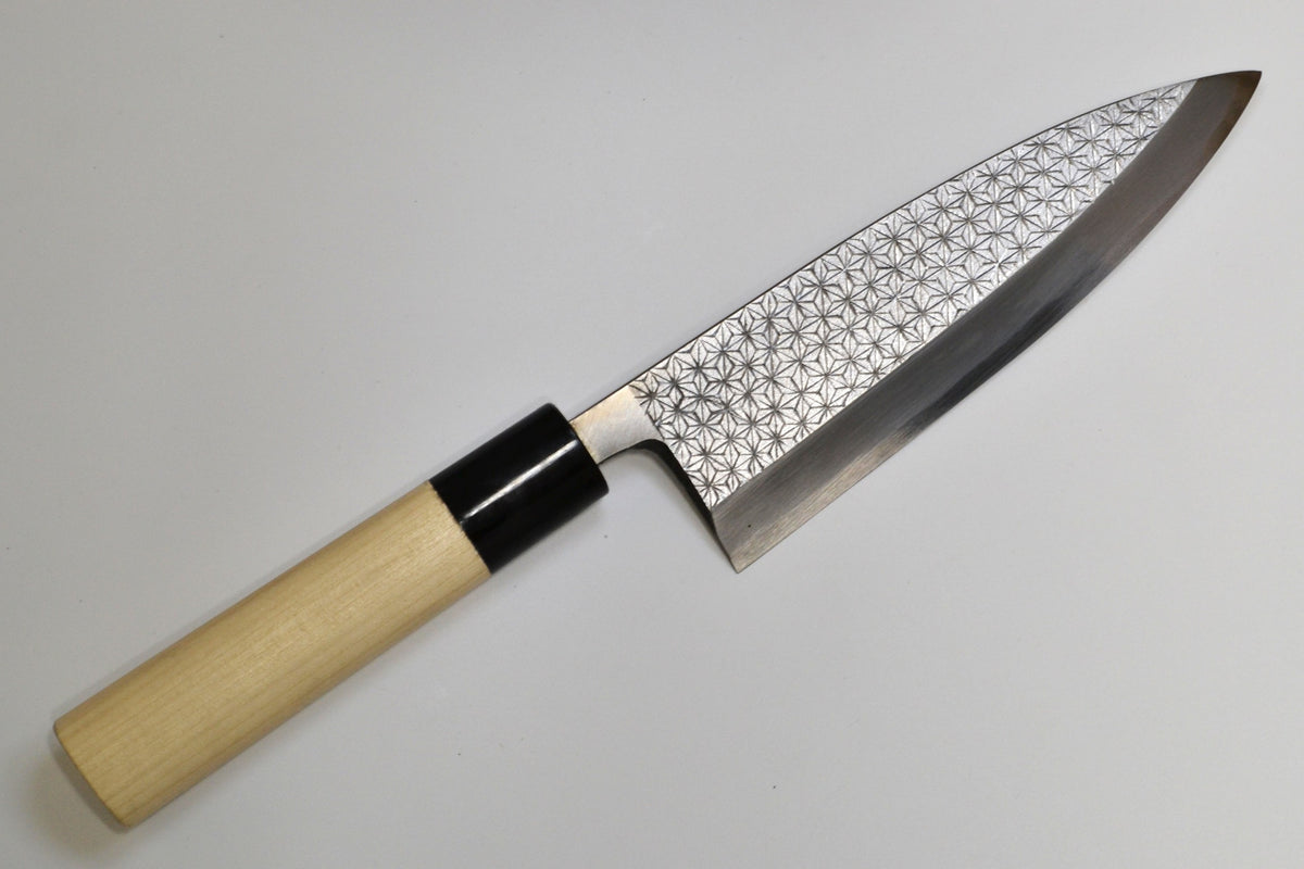 [PRE-ORDER] Michiko Kubota Engraved Deba 165mm — Asanoha