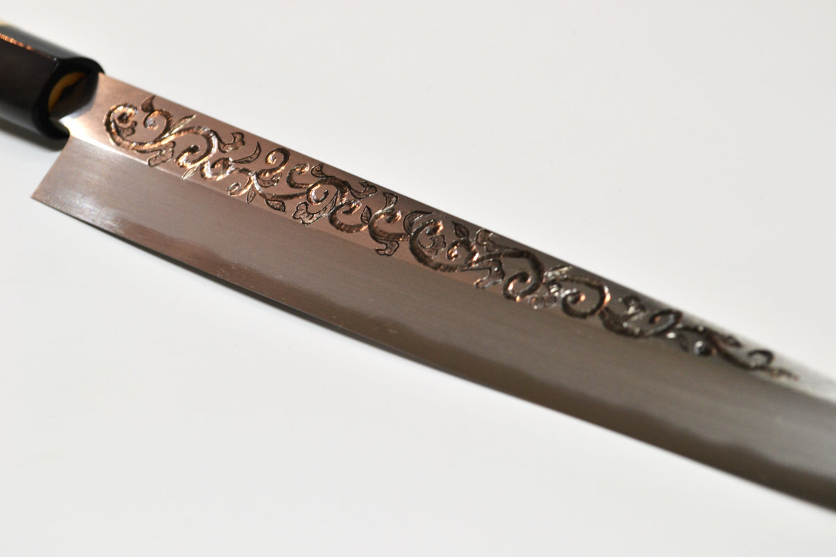 [PRE-ORDER] Michiko Kubota Engraved Yanagiba 270mm — Karakusa