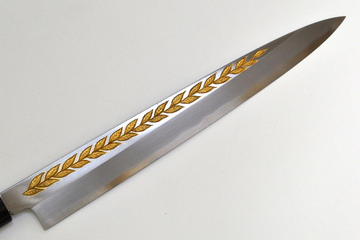 [PRE-ORDER] Michiko Kubota Engraved Yanagiba 270mm — Laurel