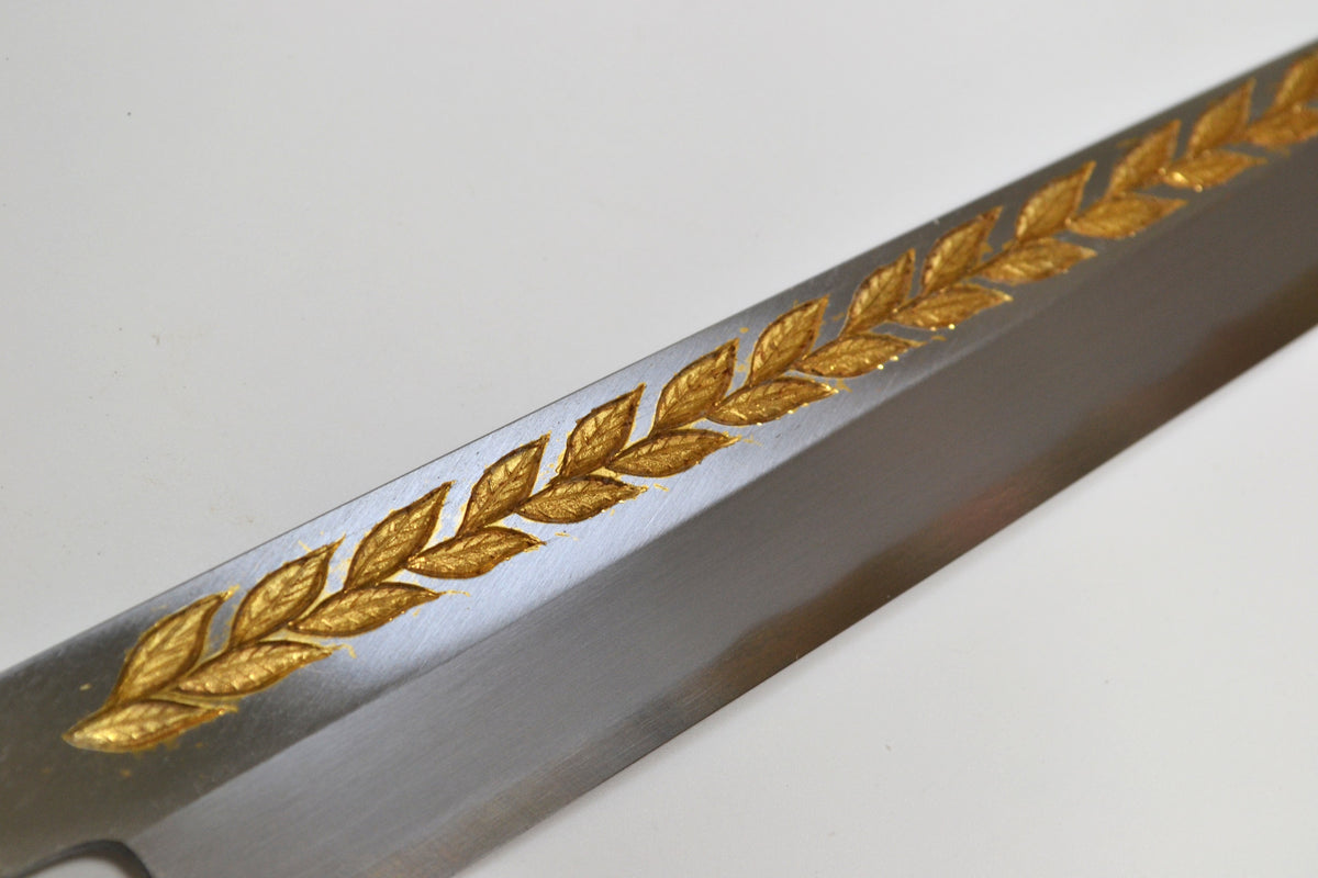 [PRE-ORDER] Michiko Kubota Engraved Yanagiba 270mm — Laurel