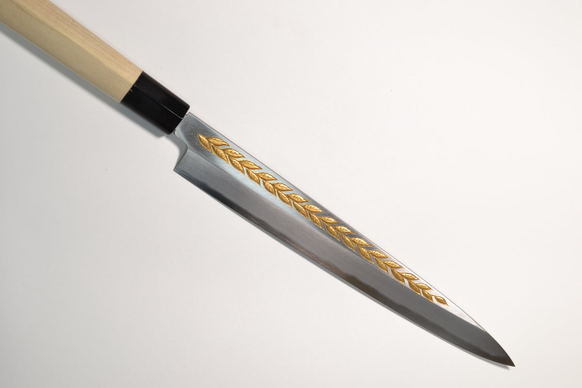 [PRE-ORDER] Michiko Kubota Engraved Yanagiba 270mm — Laurel