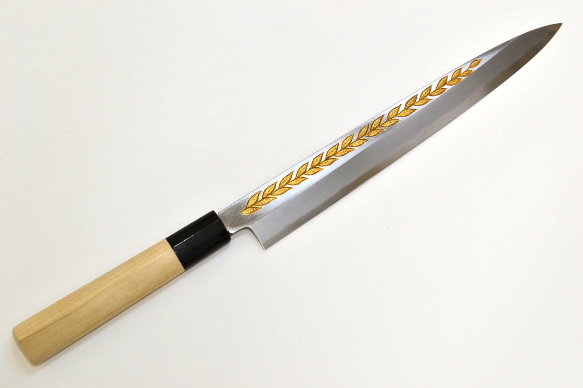 [PRE-ORDER] Michiko Kubota Engraved Yanagiba 270mm — Laurel