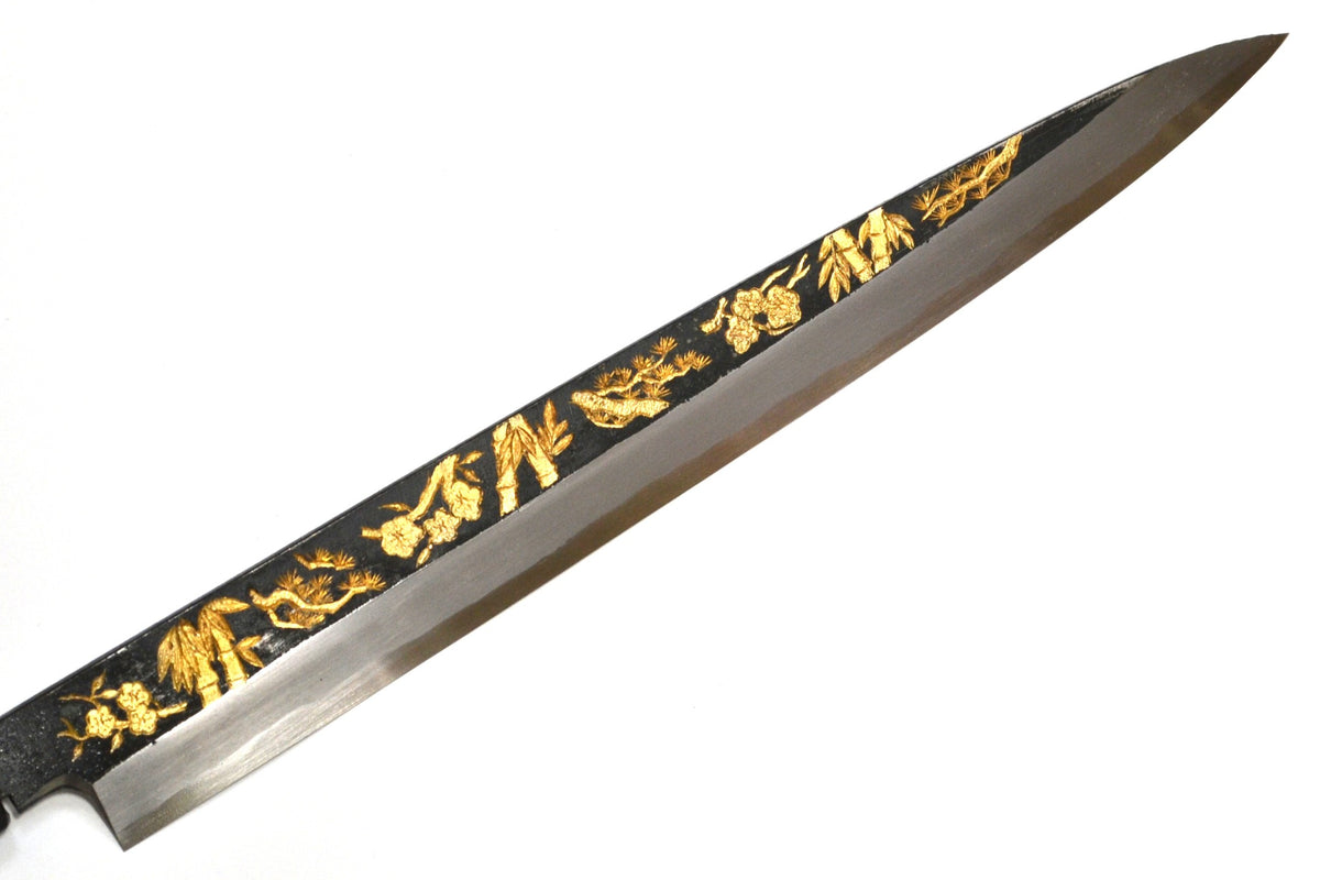 [PRE-ORDER] Michiko Kubota Engraved Yanagiba 270mm — Shou Chiku Bai