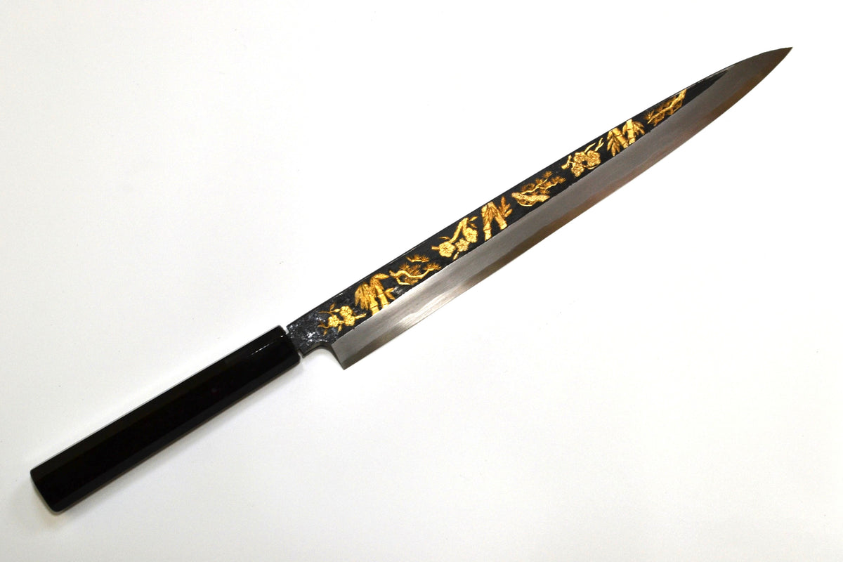 [PRE-ORDER] Michiko Kubota Engraved Yanagiba 270mm — Shou Chiku Bai