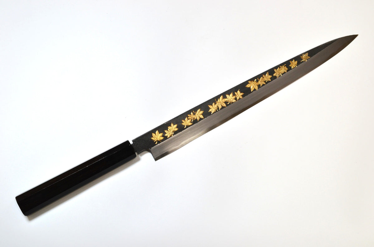 [PRE-ORDER] Michiko Kubota Engraved Yanagiba 270mm — Maple