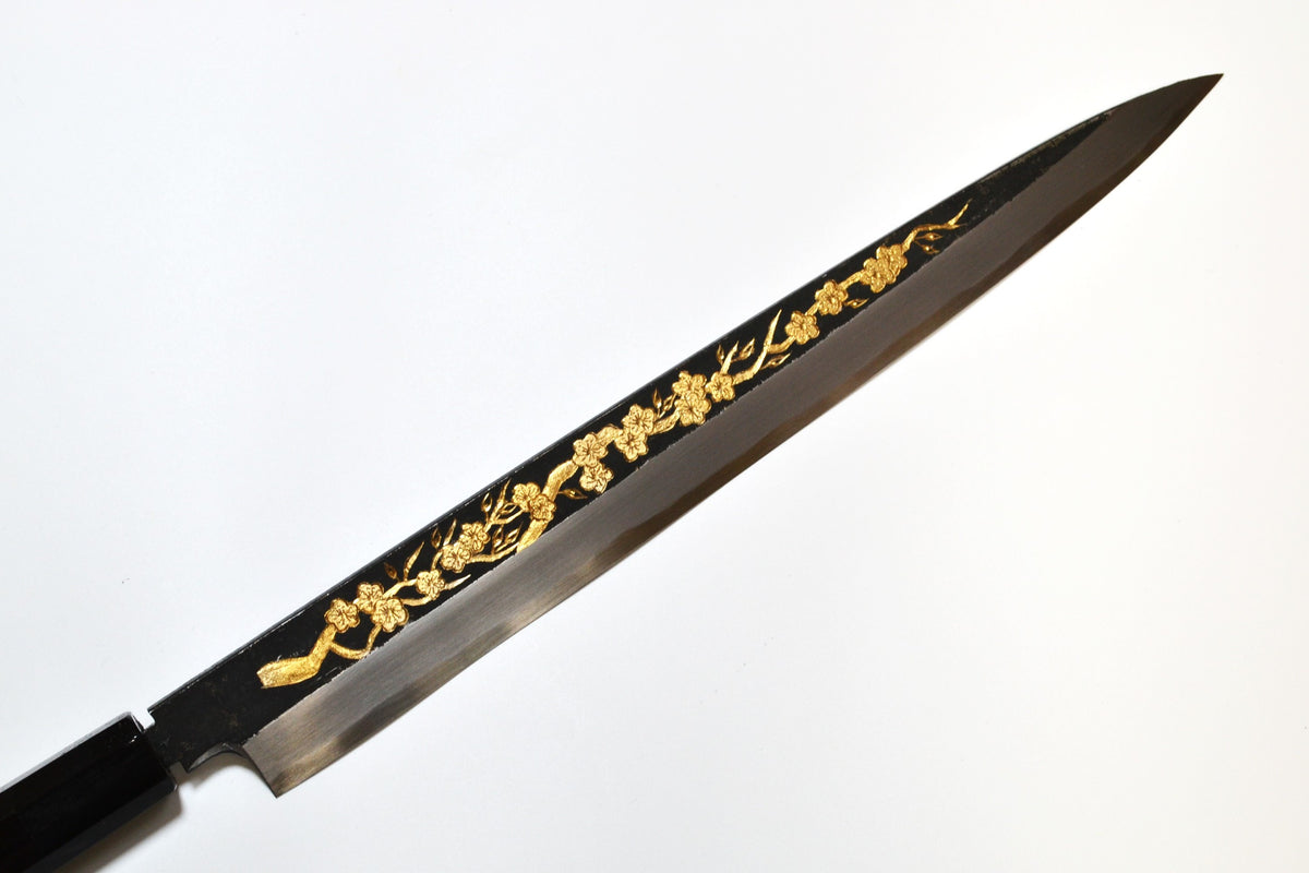 [PRE-ORDER] Michiko Kubota Engraved Yanagiba 270mm — Plum