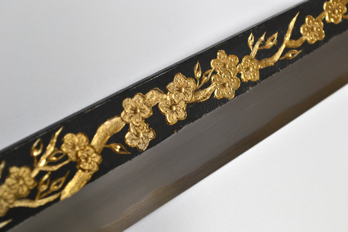 [PRE-ORDER] Michiko Kubota Engraved Yanagiba 270mm — Plum
