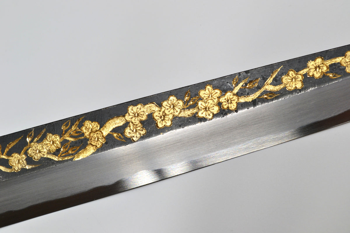 [PRE-ORDER] Michiko Kubota Engraved Yanagiba 270mm — Plum