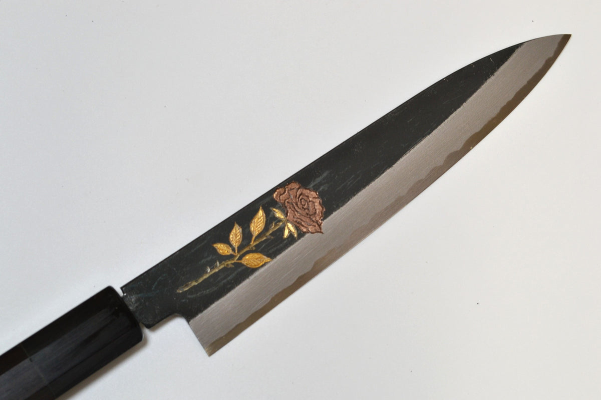[PRE-ORDER] Michiko Kubota Engraved Petty 150mm — Rose