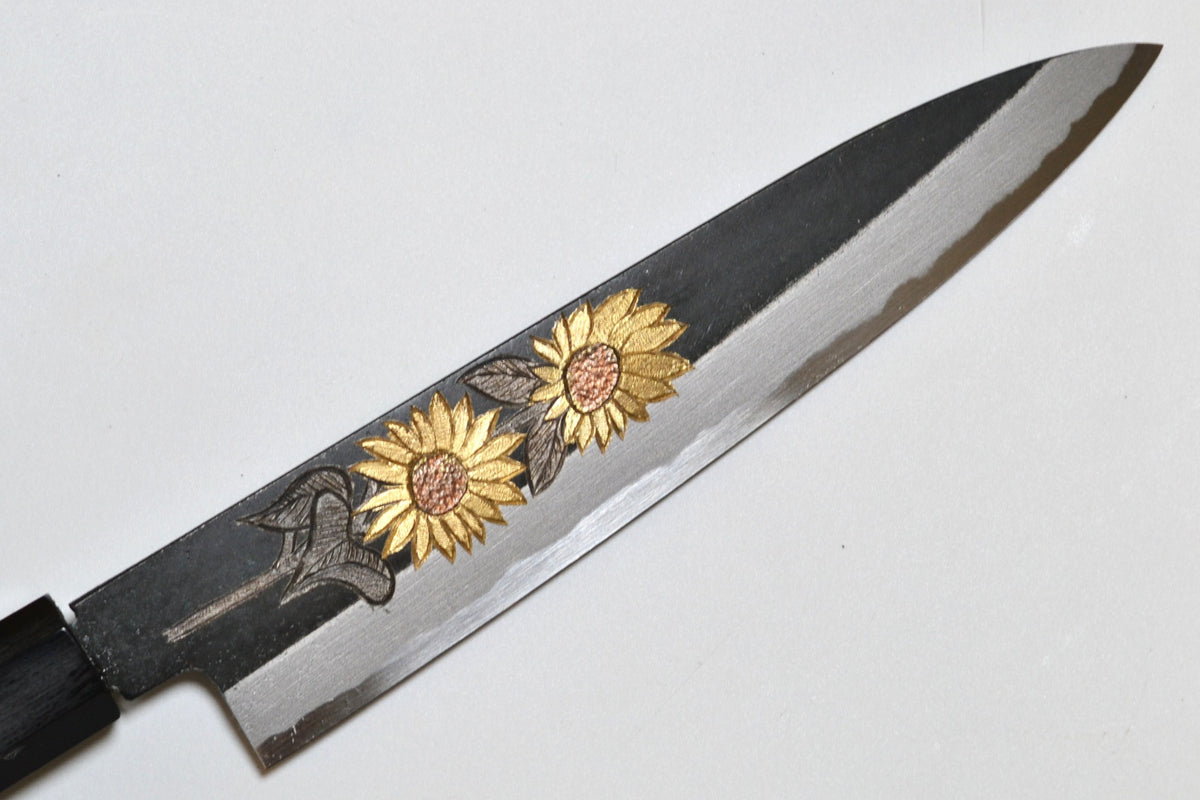 [PRE-ORDER] Michiko Kubota Engraved Petty 150mm — Sunflower