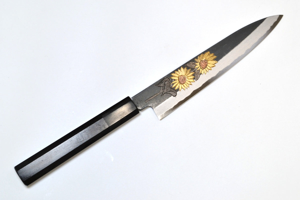 [PRE-ORDER] Michiko Kubota Engraved Petty 150mm — Sunflower
